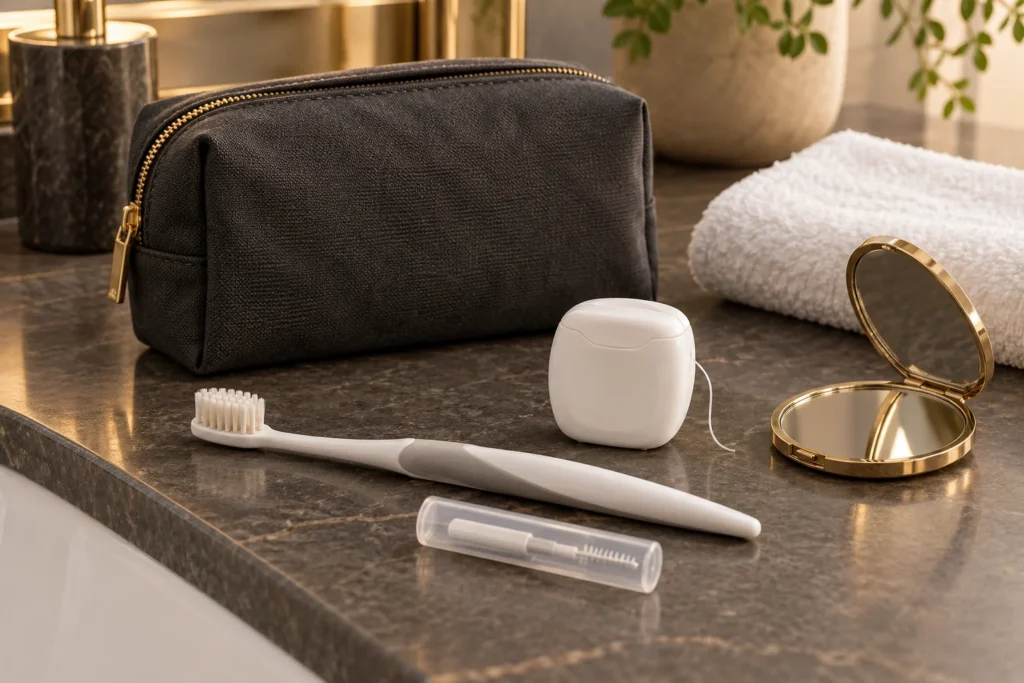 Trousse d’hygiène buccale pour le suivi après un séjour dentaire